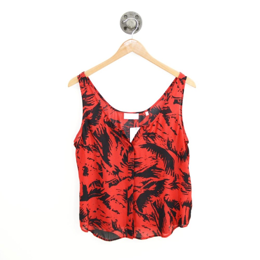7 For All Mankind printed tank top #109-22